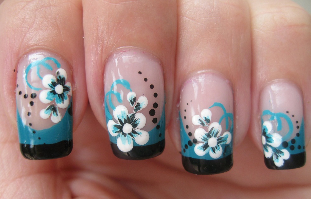 nail art double french